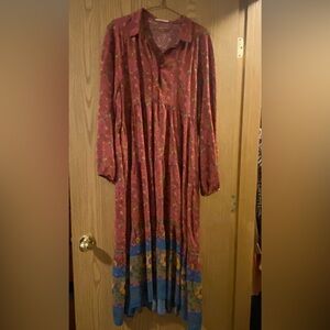 Like new Natural Life long-sleeve midi dress XL
